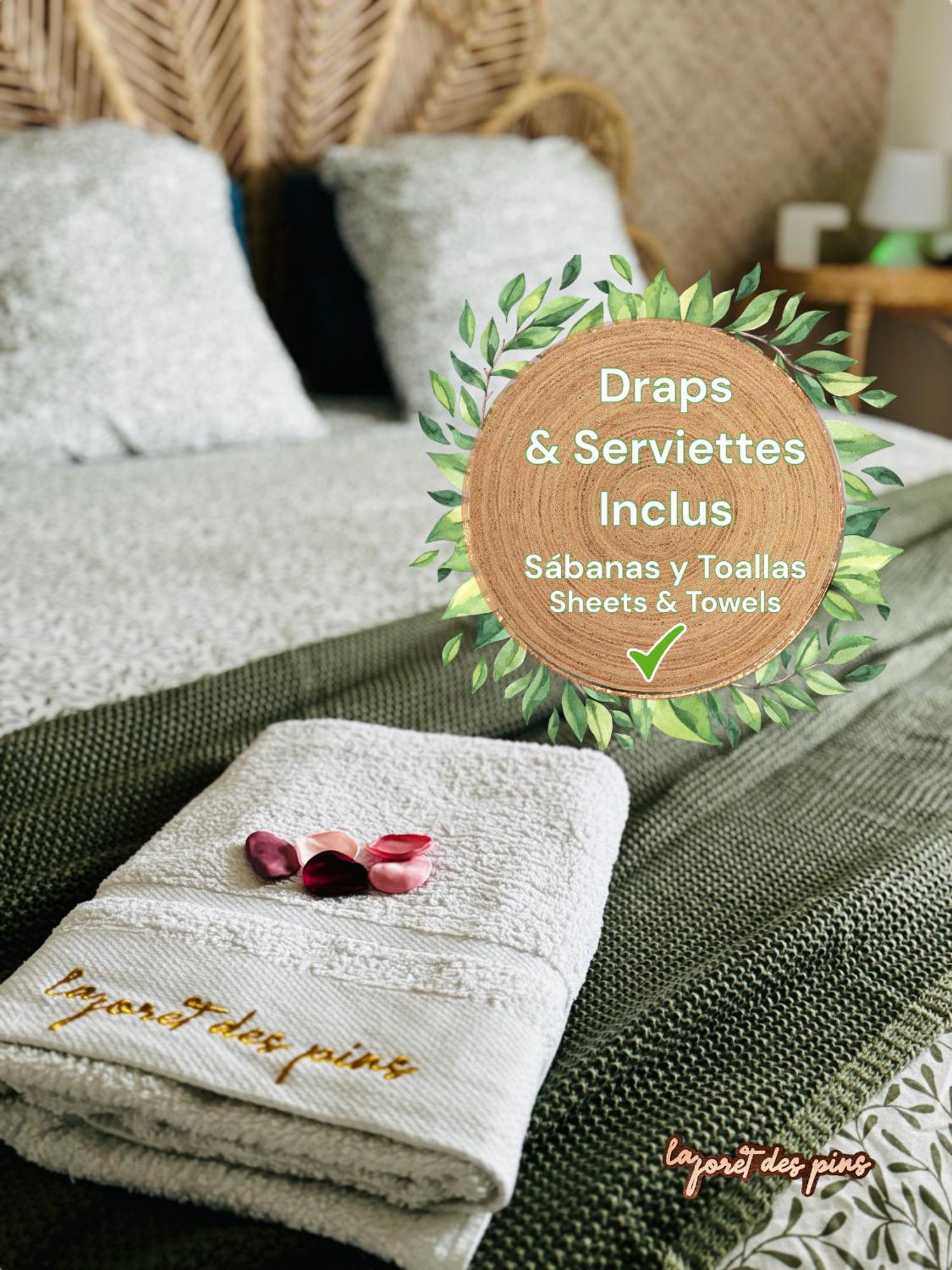La Foret Des Pins - Free Check-In - Wifi - Parking Prive - Netflix - Draps & Serviettes Inclus Labenne Kültér fotó